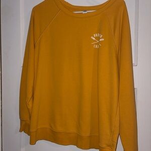 Old Navy Mustard Brunch Crew Sweatshirt